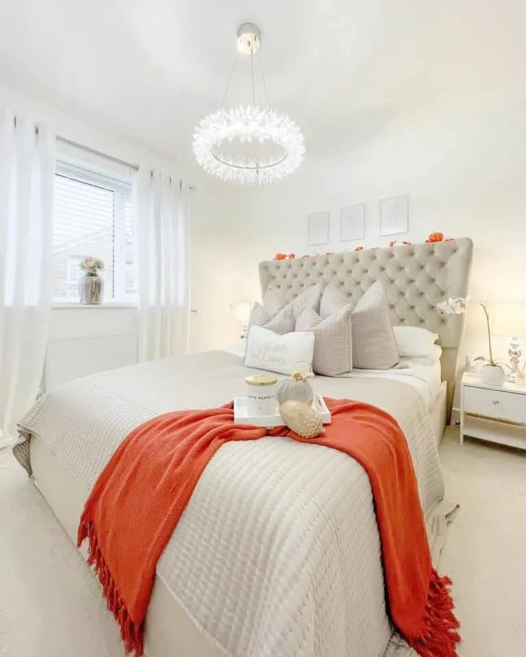 Halloween Accents in Calm Decor