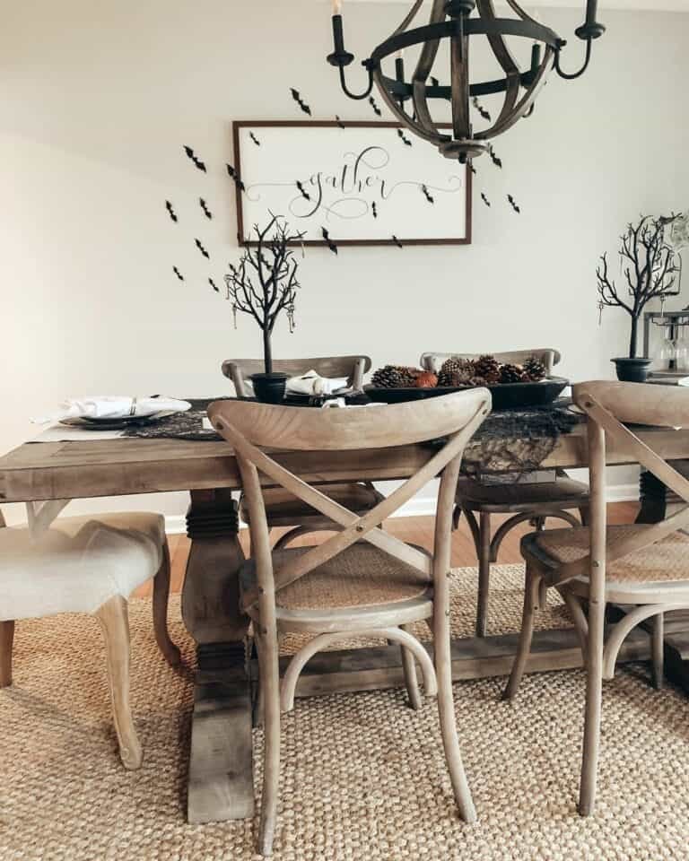 Halloween Dining Table Centerpiece