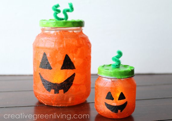 Halloween Jar Luminaries