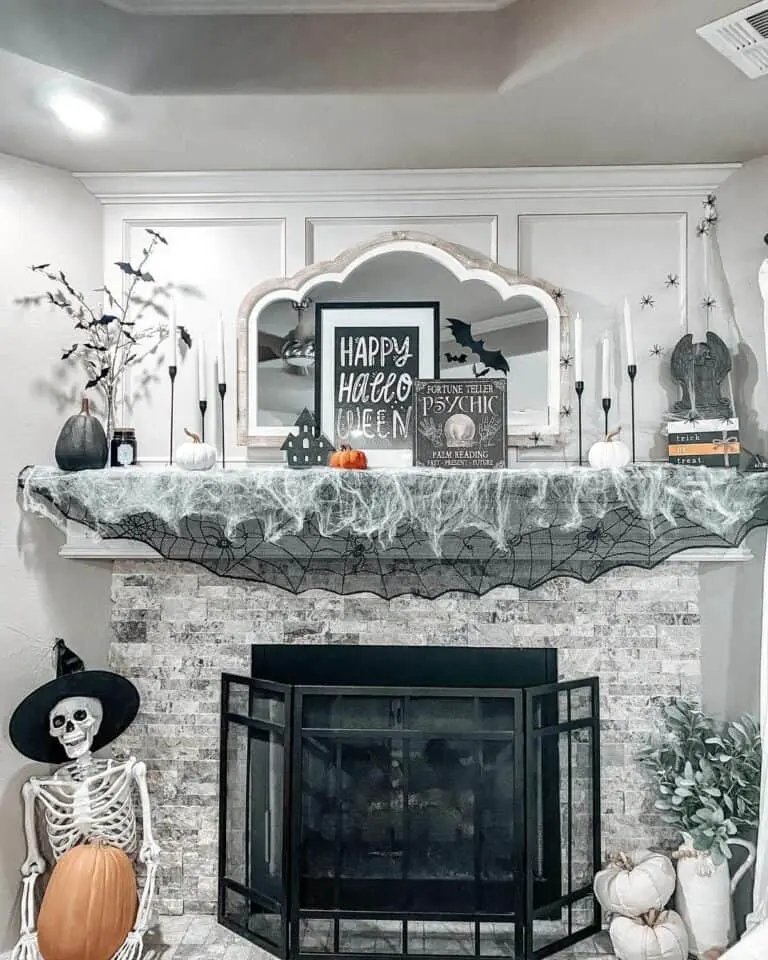 Halloween Mantel Decor