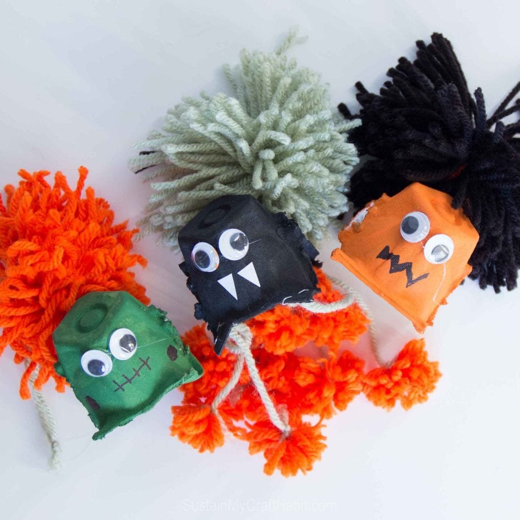 Halloween Pompom Garlands