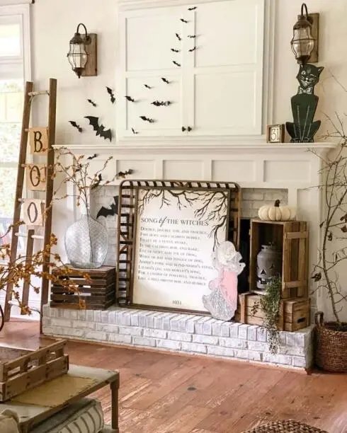 Handmade Rustic Halloween Decor