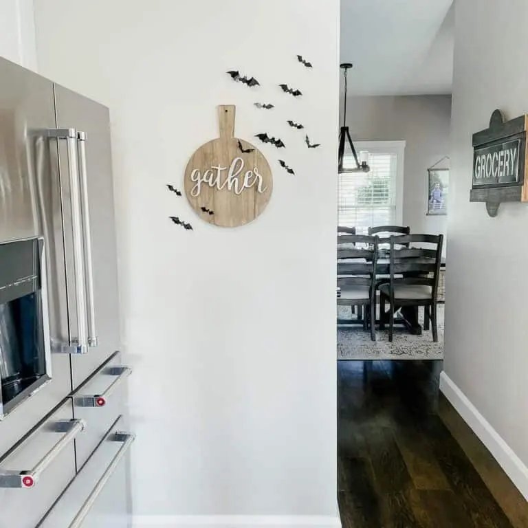 Minimalist Halloween Kitchen Decor