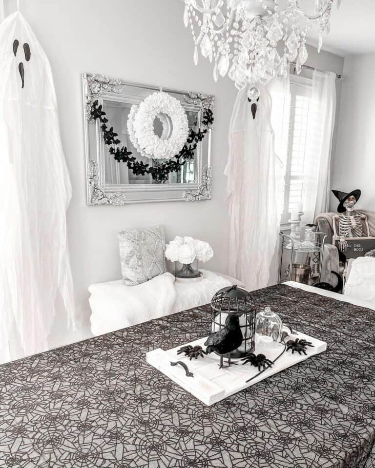 Monochrome Dining Room Decor