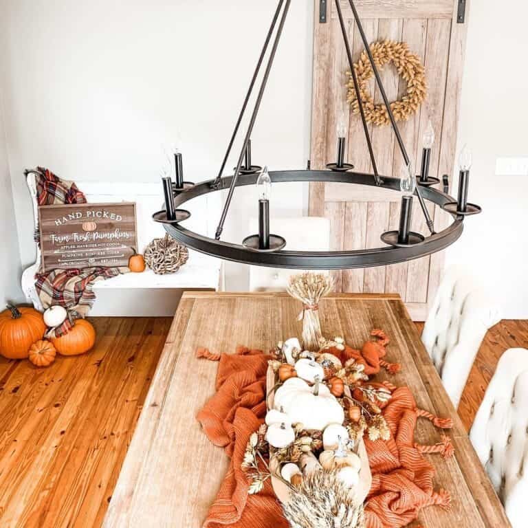 Pumpkins and Farmhouse Decor