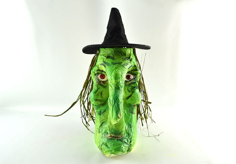 Recycled Bottle Witch Decor