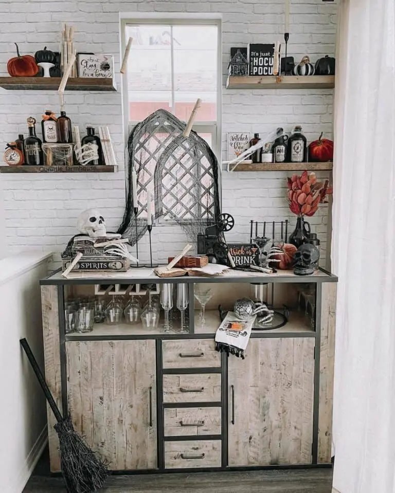 Rustic Halloween Bar