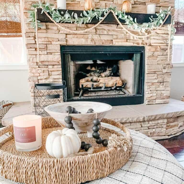 Simple Fall Living Room Decor