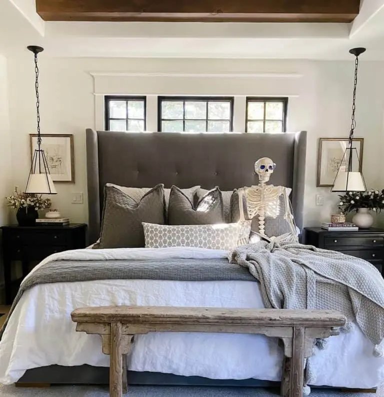 Skeleton Bedroom Accent Decor