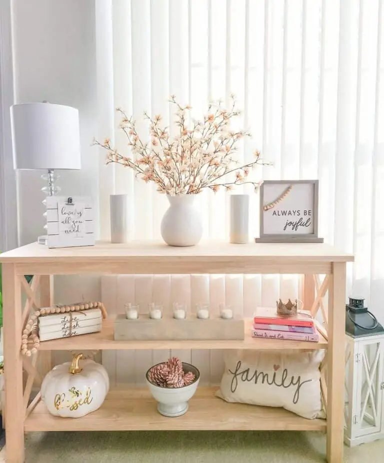 Uplifting Console Table Decor