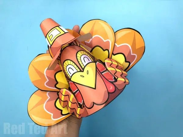 3D Paper Turkey