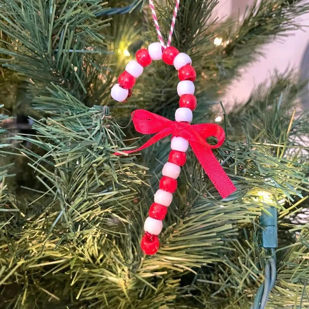 Beaded Candy Canes