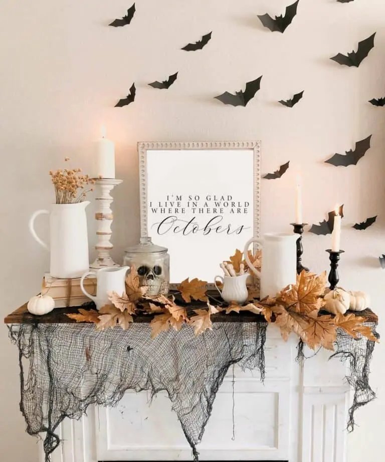 Black Bat Wall Decor