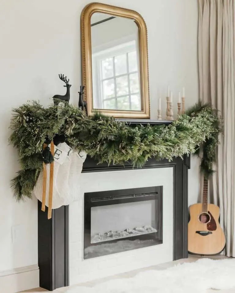 Black Reindeer Figurines