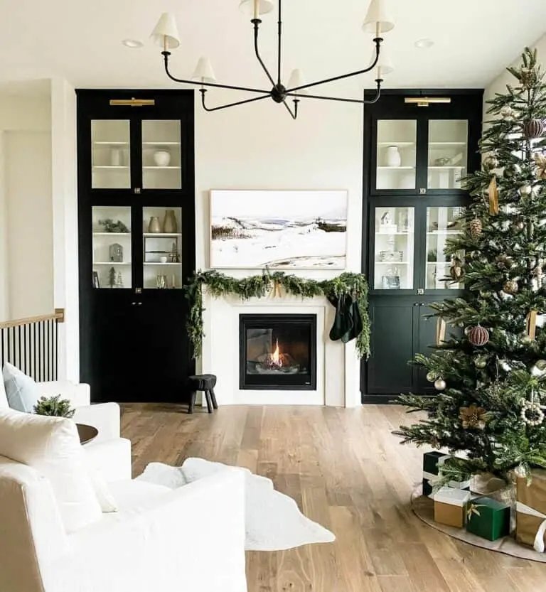 Black Stockings White Mantel