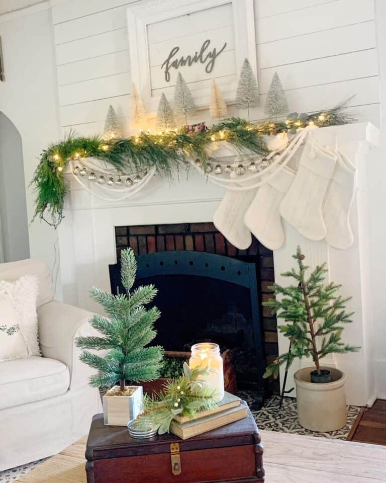 Cable Knit Wool Stockings