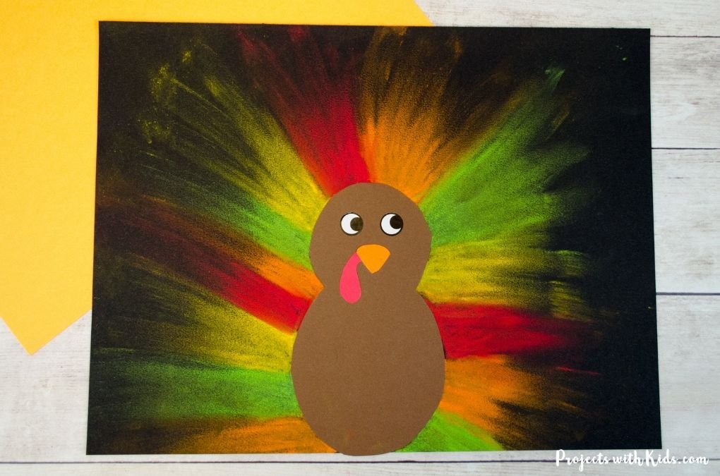 Chalk Turkey Craft