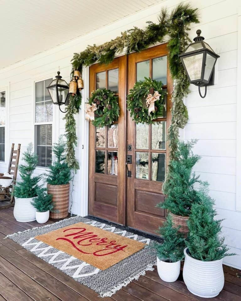 Christmas Door Garland