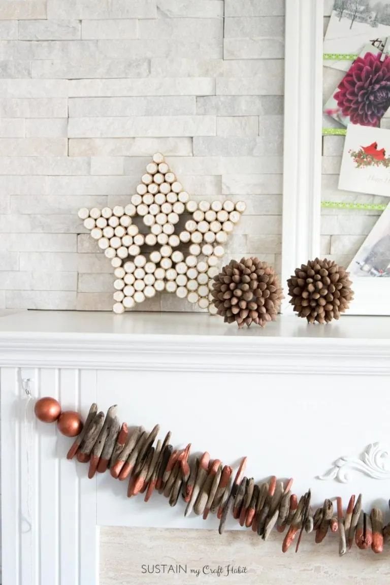 Copper Driftwood Garland