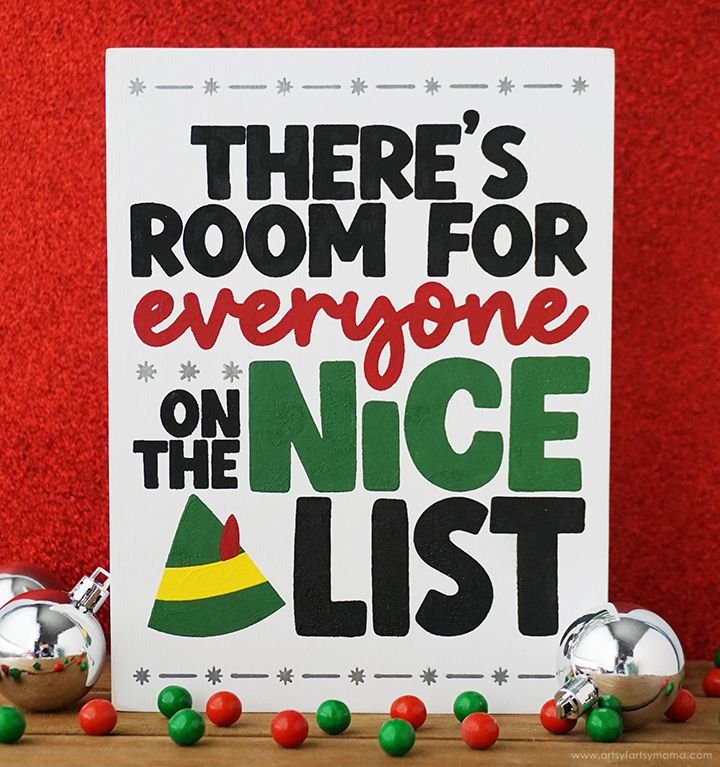 Elf Quote Wall Sign