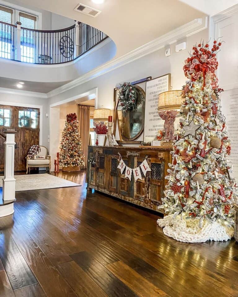 Entryway Sideboard Display