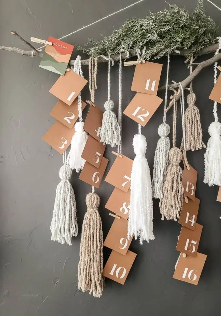 Fabric Pocket Calendar