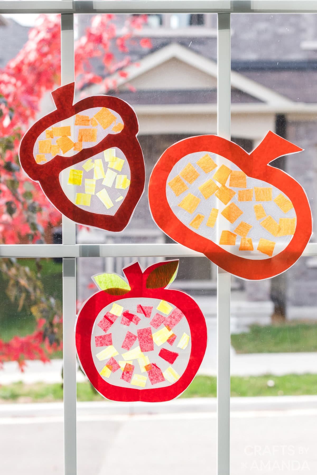 Fall Leaf Suncatchers