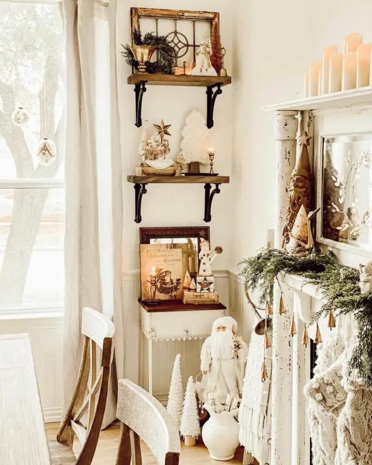 Farmhouse Dining Shelves
