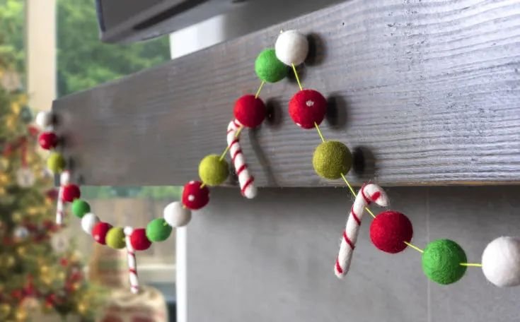 Felt Ball Garland