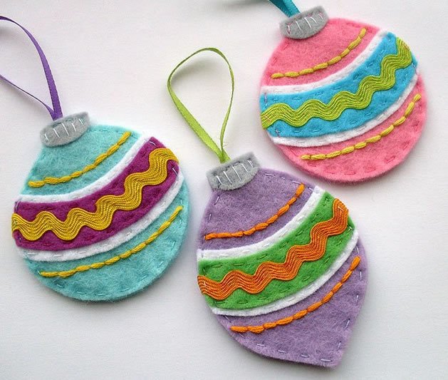 Felt Christmas Ornaments