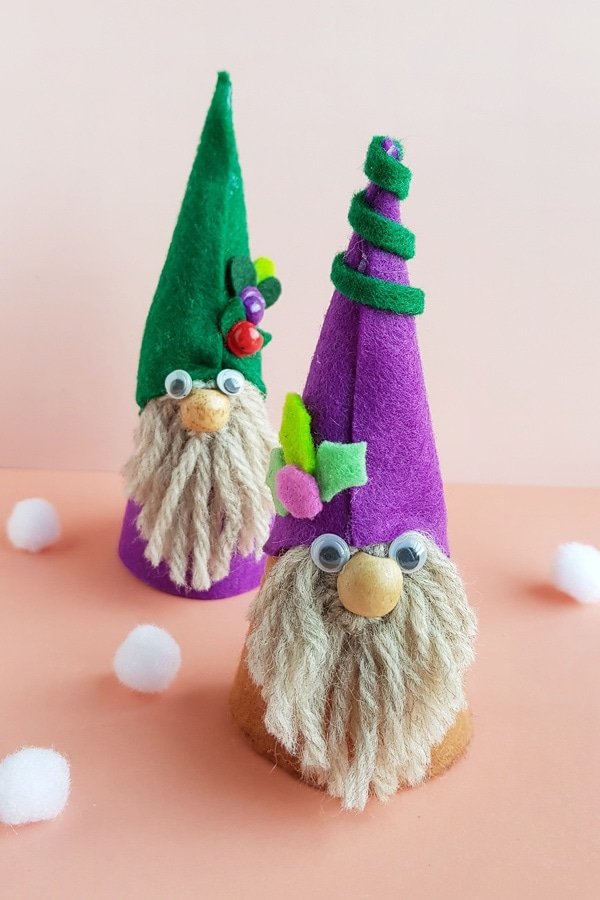 Felt Gnome Ornaments