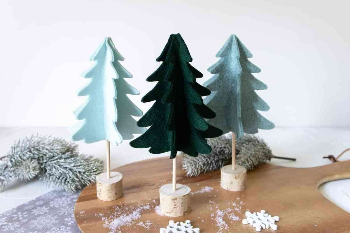 Felt Tree Ornaments