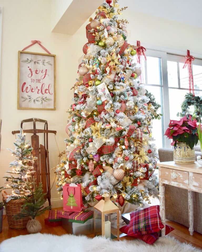 Flocked Tree Styling