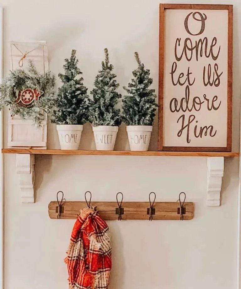 Framed Wood Christmas Sign