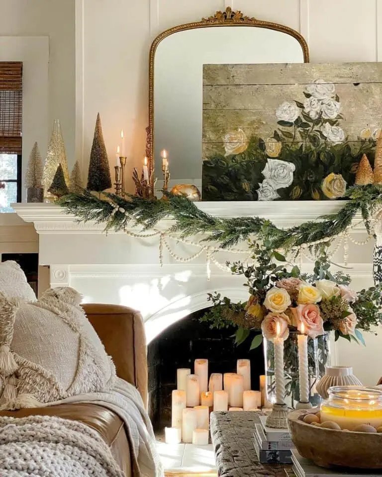 Gold Mantel Accents