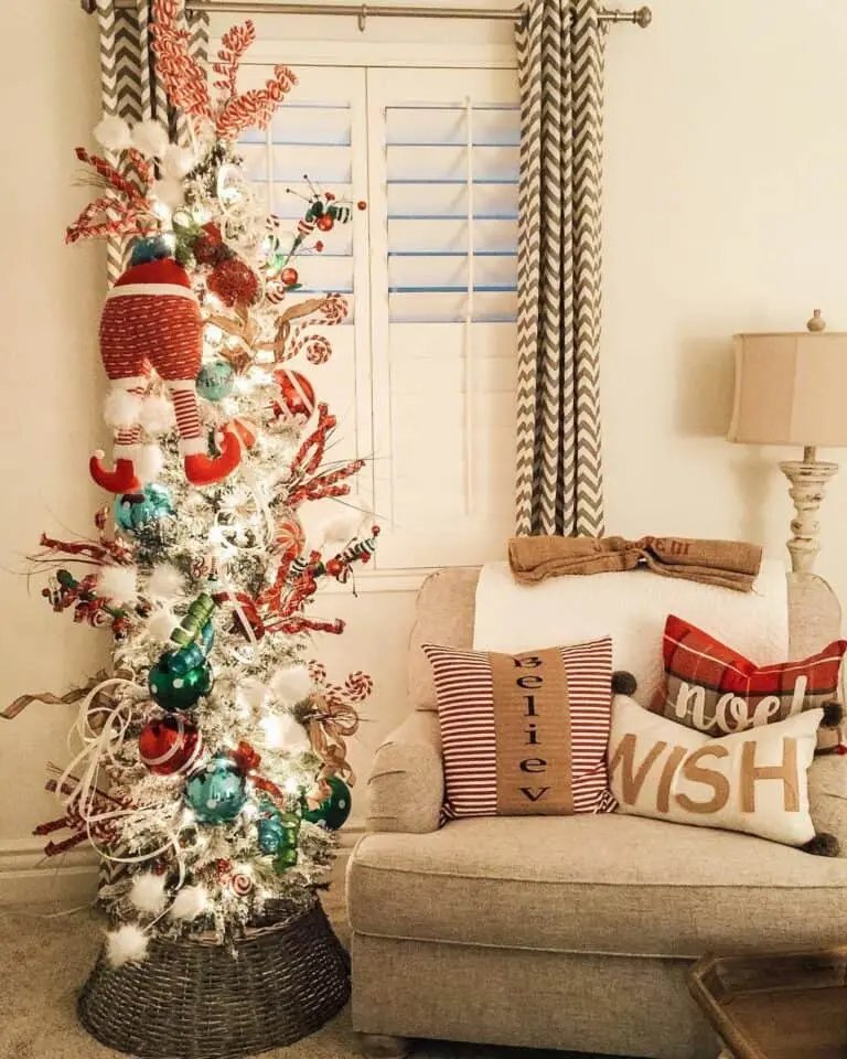 Gray Wicker Tree Skirt
