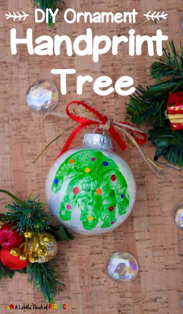 Handprint Ornaments