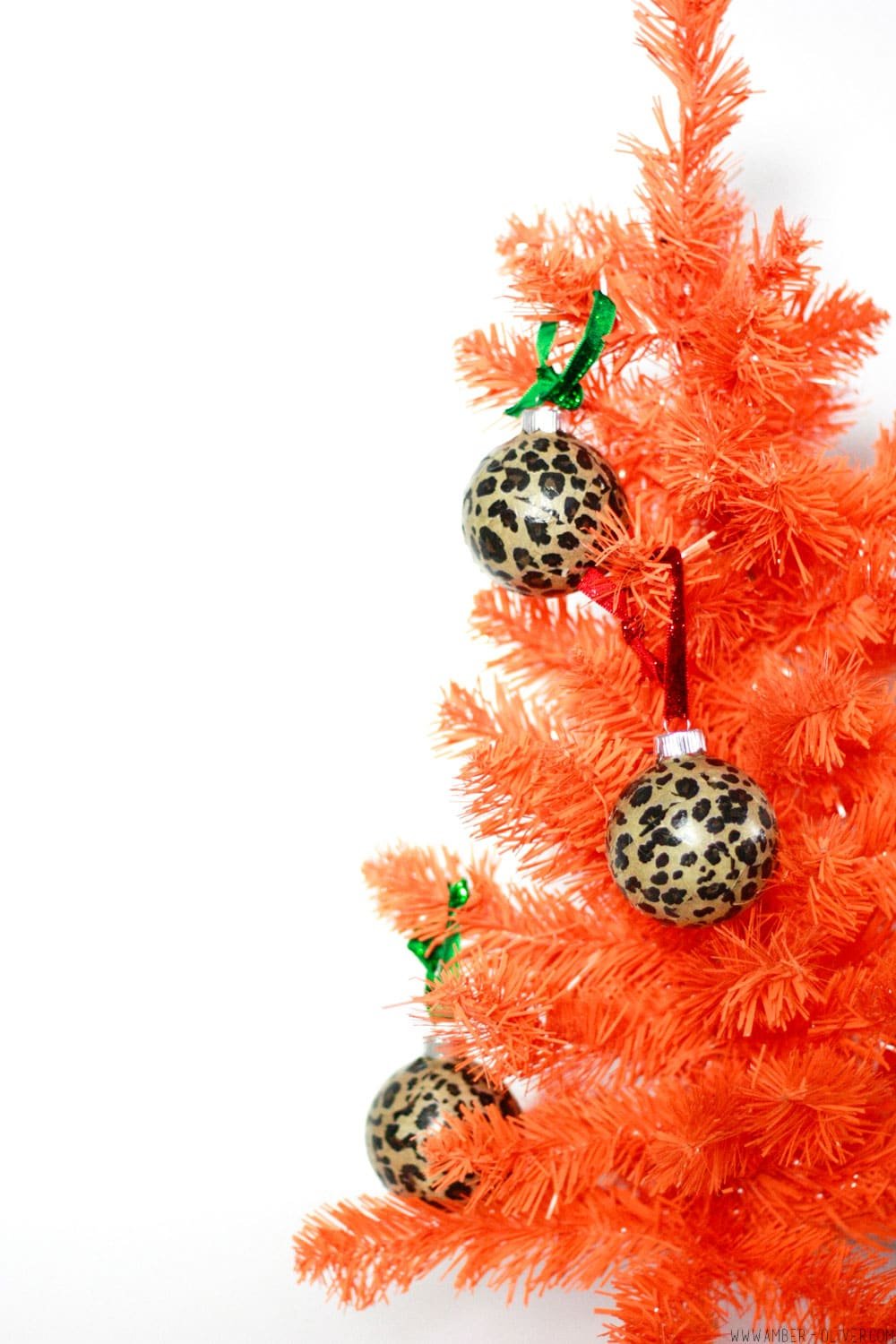Leopard Print Ornaments