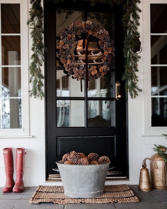 Natural Farmhouse Porch