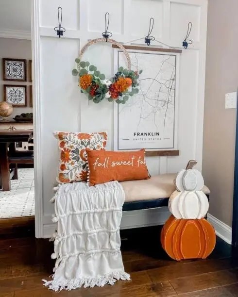 Orange and Neutral Accents