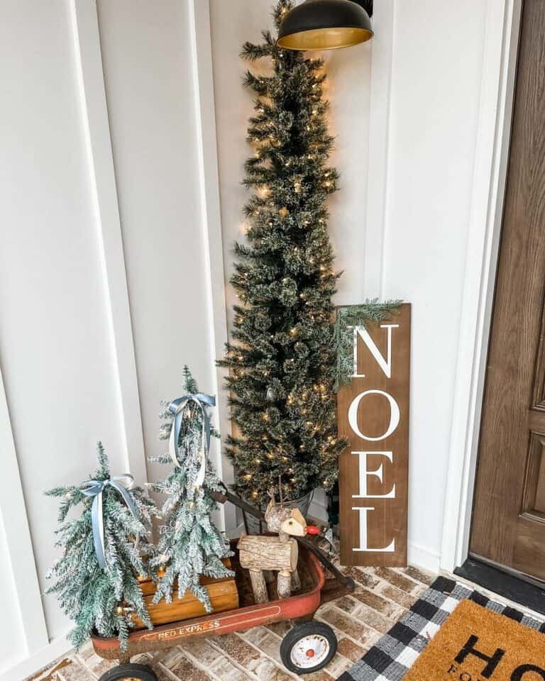 Outdoor Skinny Trees