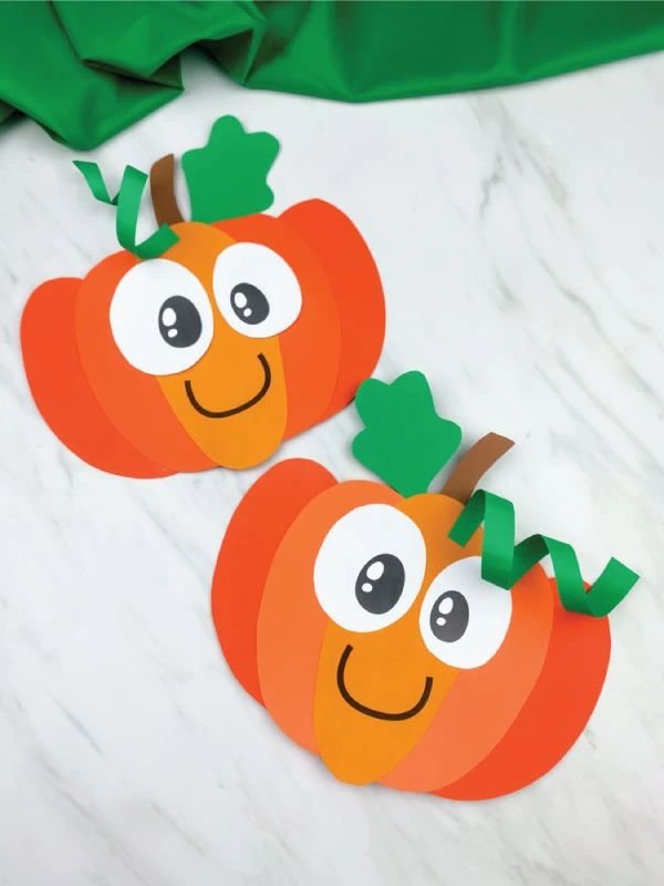Paper Pumpkin Craft