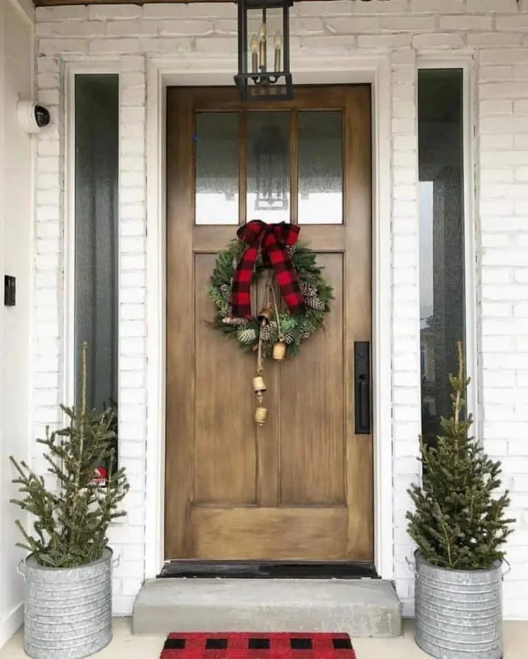 Pine Trees in Metal Pails