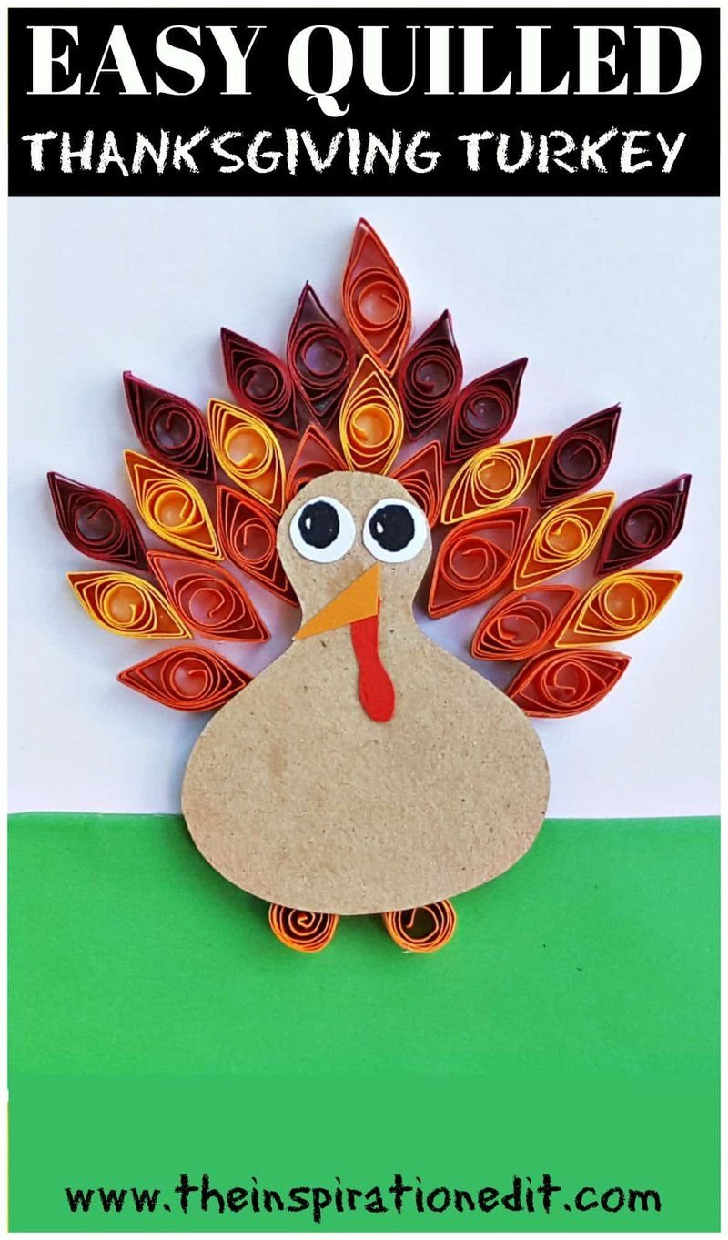 Quilled Paper Turkey