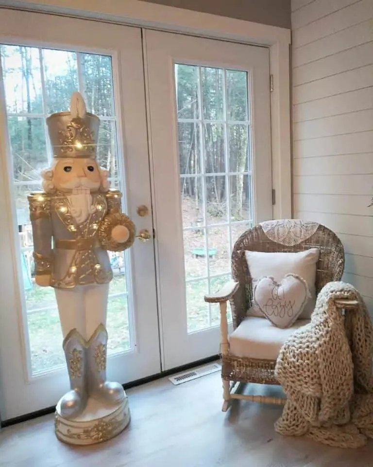 Silver Nutcracker Display