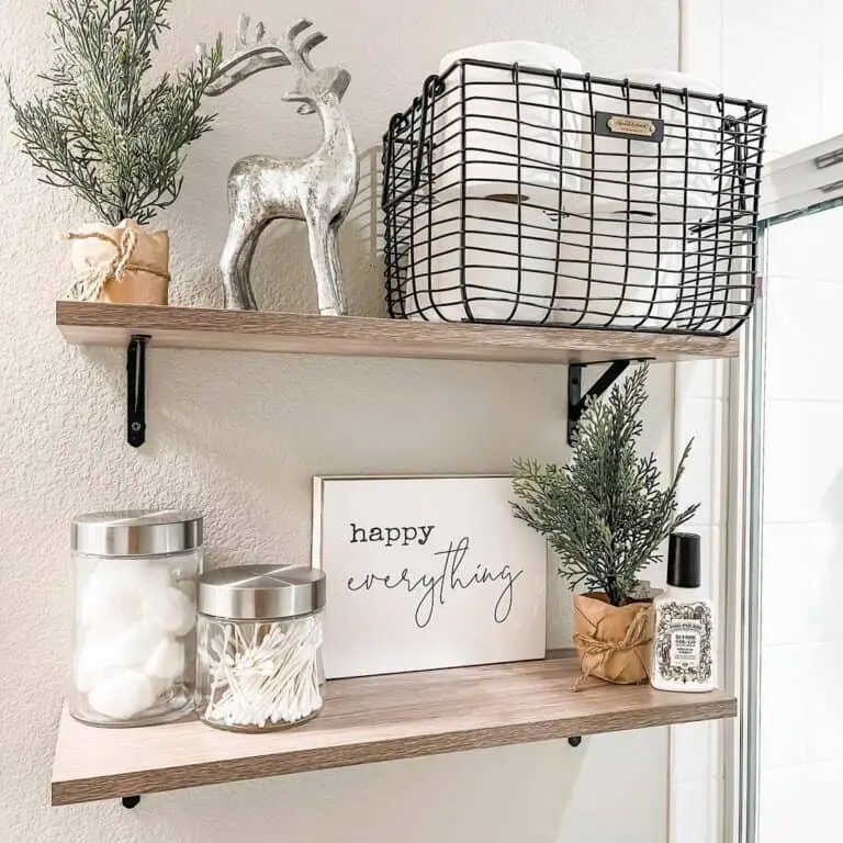 Silver Reindeer Shelves