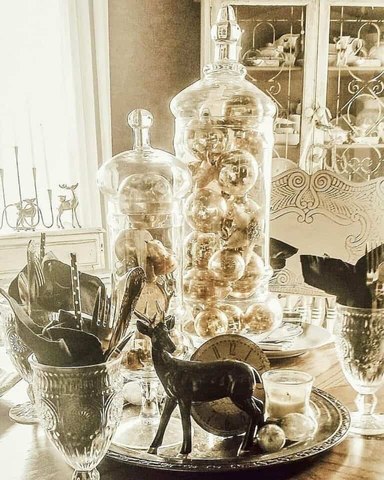 Silver Table Setting