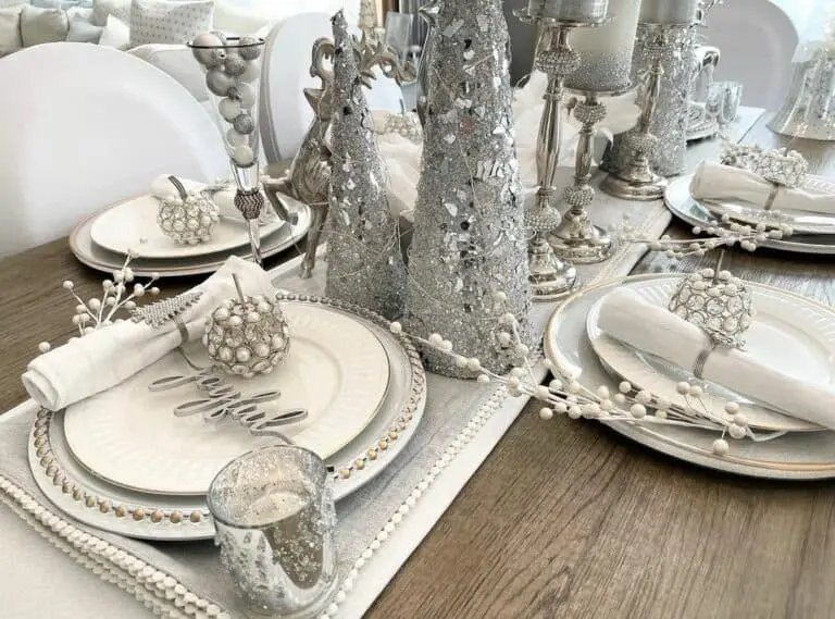 Silver Table Setting