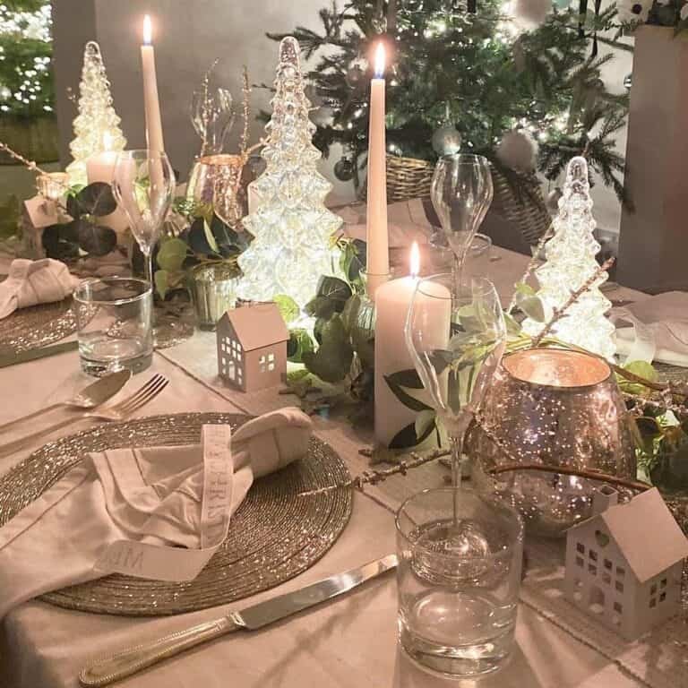 Silver Table Setting