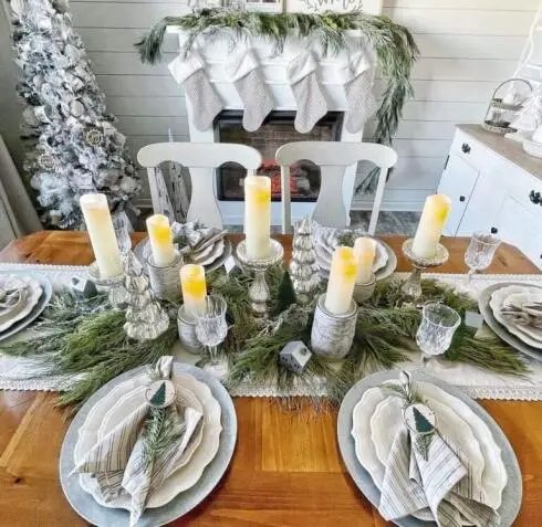 Silver Tree Centerpiece